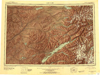 Lake Clark 1951 topographic map thumbnail