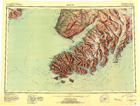 Seldovia 1951 topographic map preview