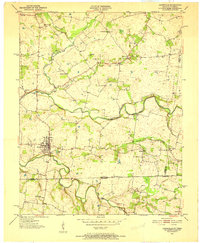 Adairville 1951 topographic map thumbnail