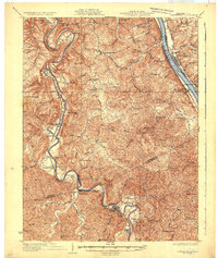 Alexandria 1936 topographic map thumbnail