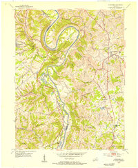 Alexandria 1953 topographic map thumbnail