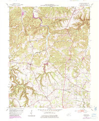 Allegre 1952 topographic map thumbnail