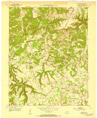 Allegre 1952 topographic map thumbnail