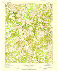 Allen Springs 1954 topographic map thumbnail