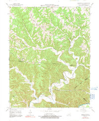 Amandaville 1953 topographic map thumbnail