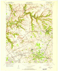 Anchorage 1955 topographic map thumbnail