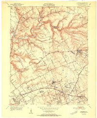 Anchorage 1951 topographic map thumbnail