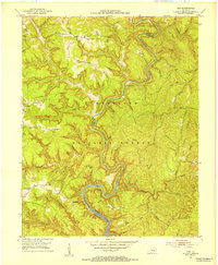 Ano 1952 topographic map thumbnail