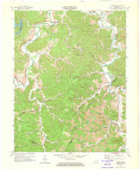 Argillite 1972 topographic map thumbnail