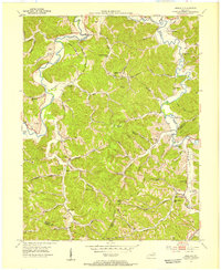 Argillite 1953 topographic map thumbnail