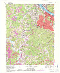 Ashland 1968 topographic map thumbnail