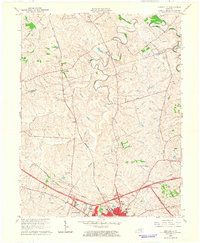 Austerlitz 1965 topographic map thumbnail
