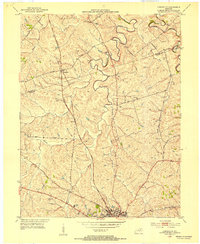 Austerlitz 1952 topographic map thumbnail