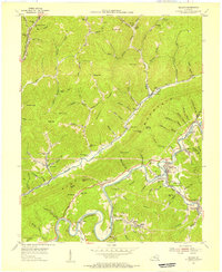Balkan 1954 topographic map thumbnail