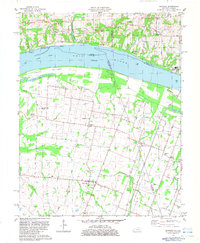 Bandana 1982 topographic map thumbnail