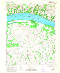 Bandana 1966 topographic map thumbnail