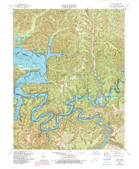 Bangor 1979 topographic map thumbnail