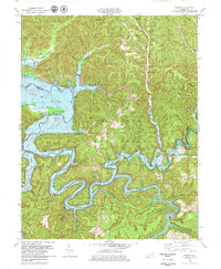 Bangor 1979 topographic map thumbnail