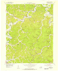 Barcreek 1954 topographic map thumbnail