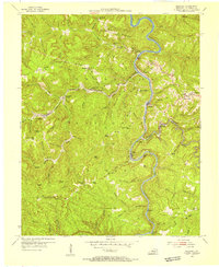 Barthell 1954 topographic map thumbnail