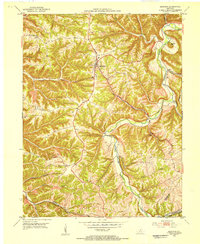 Bedford 1953 topographic map thumbnail