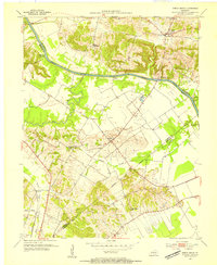 Beech Grove 1952 topographic map thumbnail