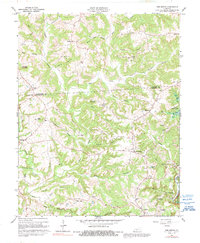 Bee Spring 1966 topographic map thumbnail