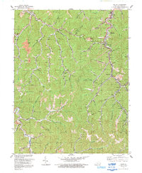 Belfry 1992 topographic map thumbnail