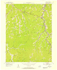 Belfry 1954 topographic map thumbnail