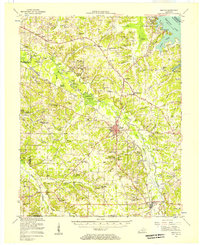 Benton topographic map thumbnail