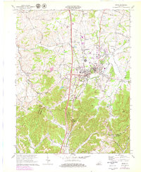 Berea 1970 topographic map thumbnail