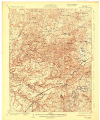 Big Clifty 1932 topographic map thumbnail