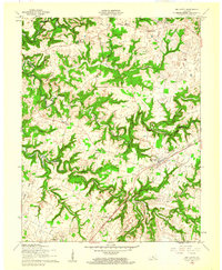 Big Clifty 1960 topographic map thumbnail