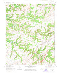 Big Clifty 1972 topographic map thumbnail