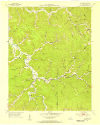 Big Creek 1953 topographic map thumbnail