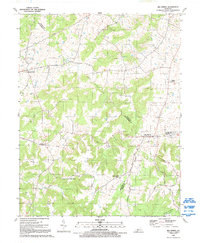 Big Spring 1991 topographic map thumbnail