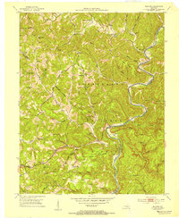 Billows 1952 topographic map thumbnail