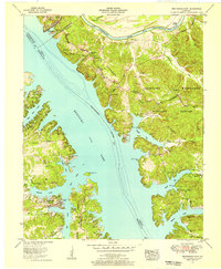Birmingham Point 1955 topographic map thumbnail