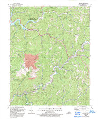 Blackey 1992 topographic map thumbnail
