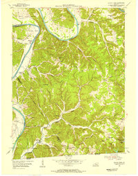 Blacks Ferry 1954 topographic map thumbnail