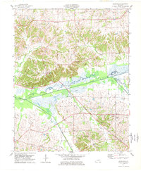 Blandville 1977 topographic map thumbnail