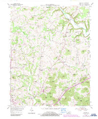 Bobtown 1954 topographic map thumbnail