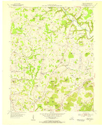 Bobtown 1954 topographic map thumbnail