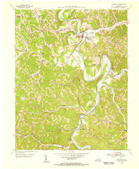 Booneville 1953 topographic map thumbnail