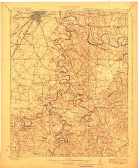 Bowling Green 1923 topographic map thumbnail