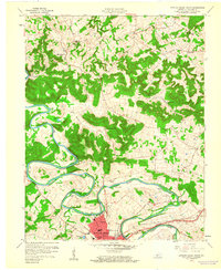 Bowling Green North 1959 topographic map thumbnail