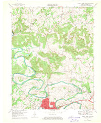 Bowling Green North 1968 topographic map thumbnail