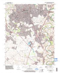 Bowling Green South 1993 topographic map thumbnail