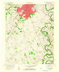 Bowling Green South 1959 topographic map thumbnail