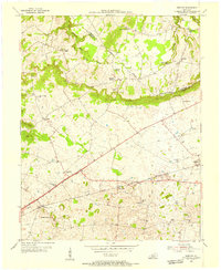Bristow 1954 topographic map thumbnail